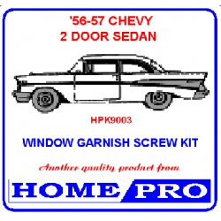 Chevy  Interior Window Garnish Screw Kit  (HPK9003)